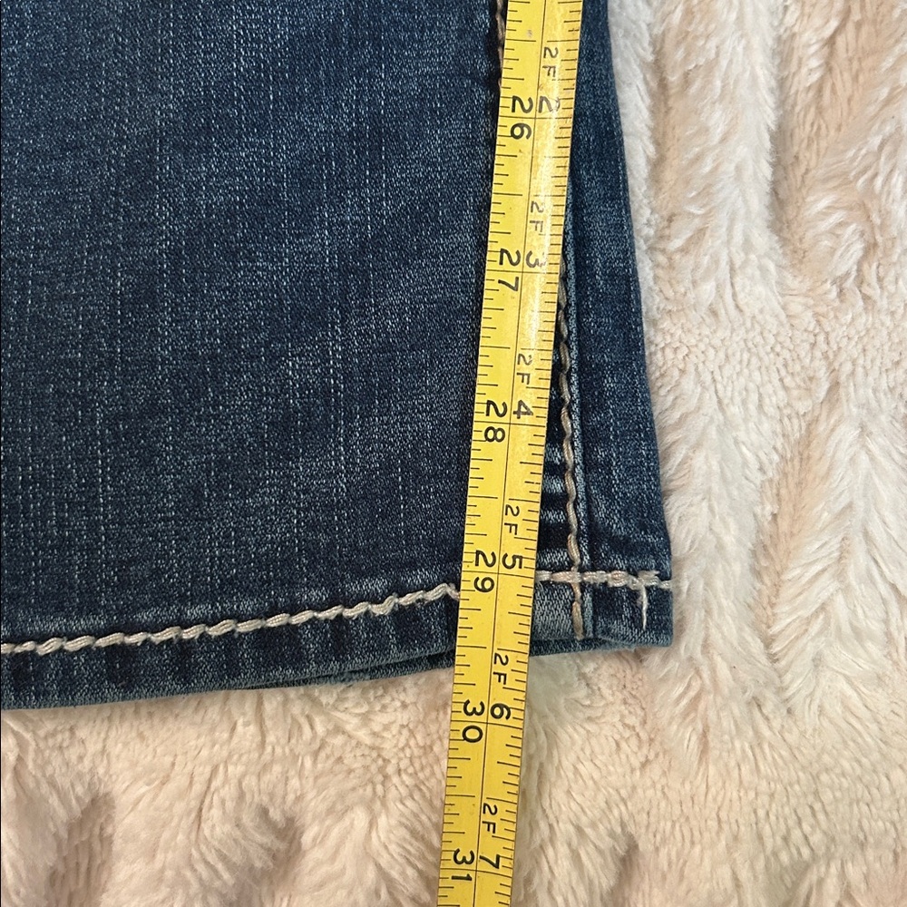Silver Jeans Women's Suki Mid Slim Dark Blue Boot Cut Jeans - Picture 8 of 8